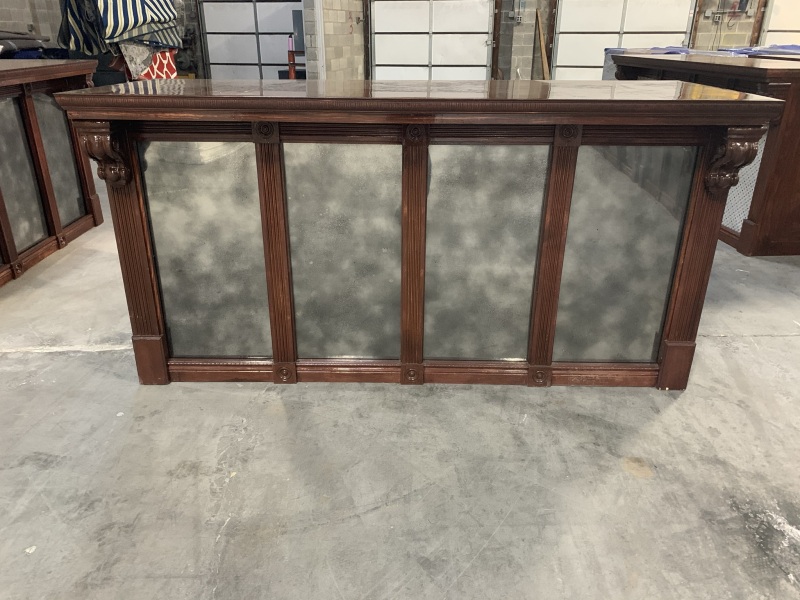 Antique Mirror Bar