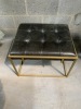 3 Frankie Black Gold Benches