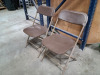 (100) Brown Folding Chair - 6