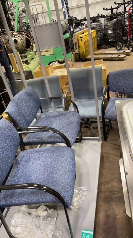 5 chairs, 2 styles