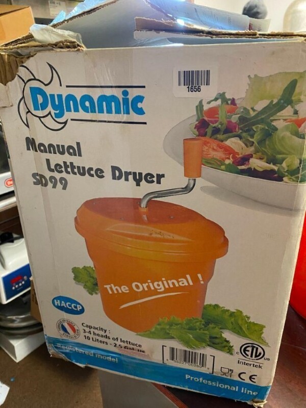 Dynamic Manual Salad Spinner 2.5 Gal