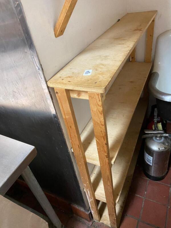 Wood Shelving Unit