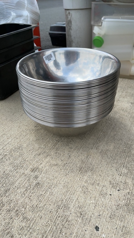 Stainless Steel Salad Mixing Bowls