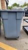 2 Rubbermaid 40 Gal. Trash Bins - 2