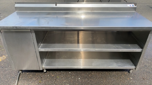 Stainless Steel Work Table with Shelving