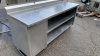 Stainless Steel Work Table with Shelving - 7