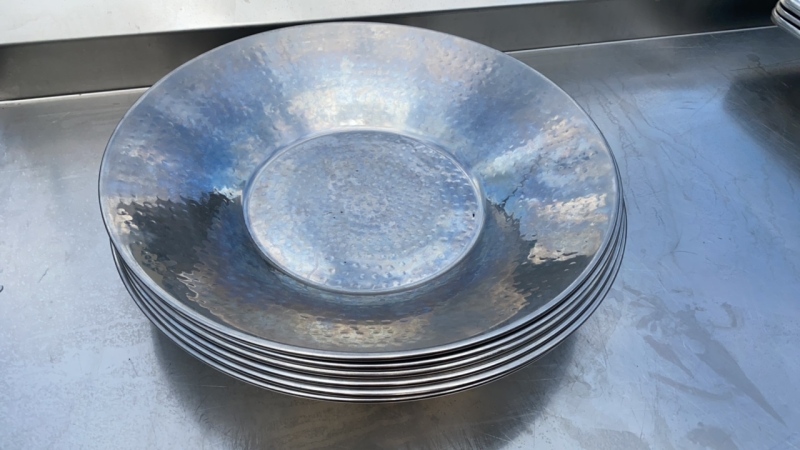 6 Stainless Steel Decorative Bowls