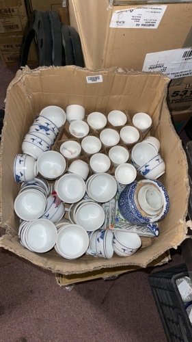 Lot of Small Teacups and Tea Set