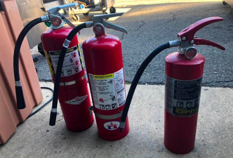 3 Fire Extinguishers