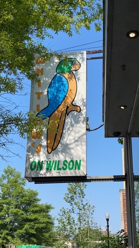 Whitlow's on Wilson Parrot Sign