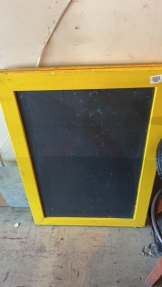 Chalkboard and Room Separator