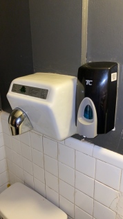 3 Hand Dryers and 3 Soap Dispensers