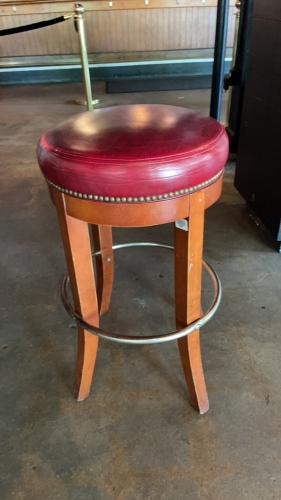 2 Main Room Red Barstools