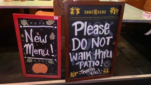 2 Chalk Boards