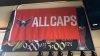 Decorated Chalkboard and Caps Flag - 3