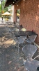 Outdoor Metal Tables with 4 Chairs - 3
