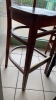 6 Wooden Bar Stools - 4