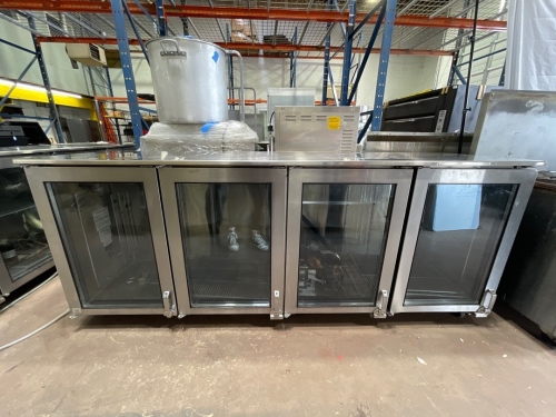 Glastender 8ft 4 Door Refrgeration Unit