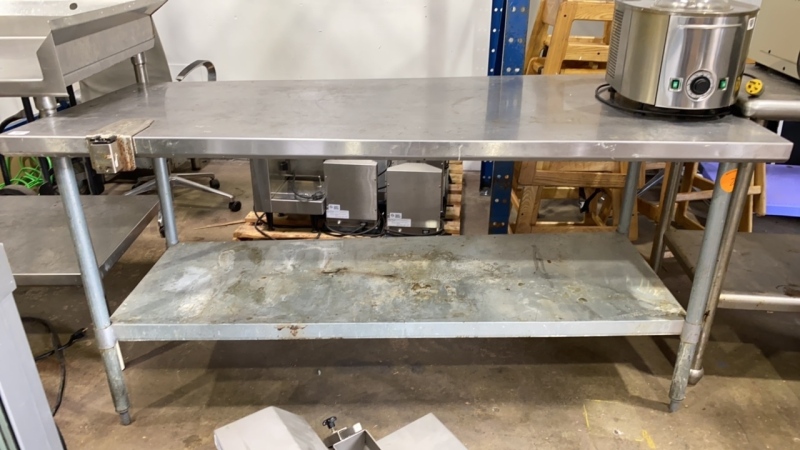 Stainless Steel table with undershelf