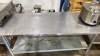 Stainless Steel table with undershelf - 2