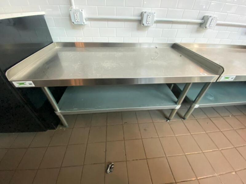 Regency Stainless Steel Table with undershelf 