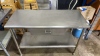 Stainless Steel Table with drawer and undershelf - 2