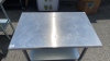 Stainless Steel Table with Undershelf - 3