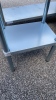 Stainless Steel Side Table with Undershelf - 3