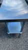 Stainless Steel Side Table with Undershelf - 4