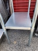 Stainless Steel Side Table with Undershelf - 3