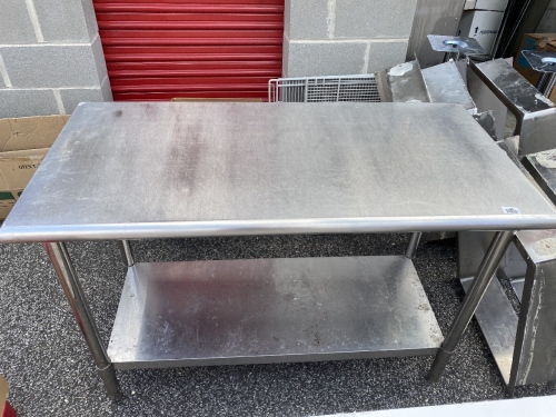 Stainless Steel Table with Undershelf