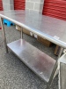 Stainless Steel Table with Undershelf - 5