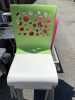 8 Green and Pink Chairs - 3