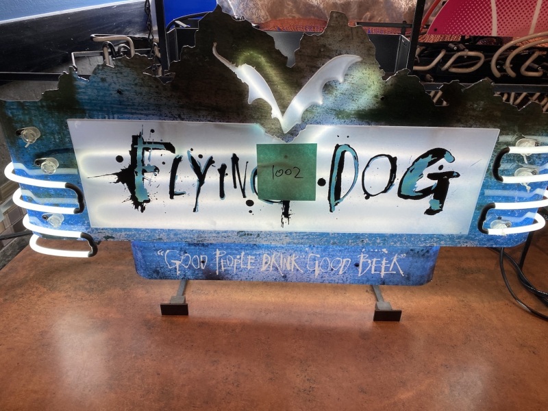 Flying Dog Neon Sign