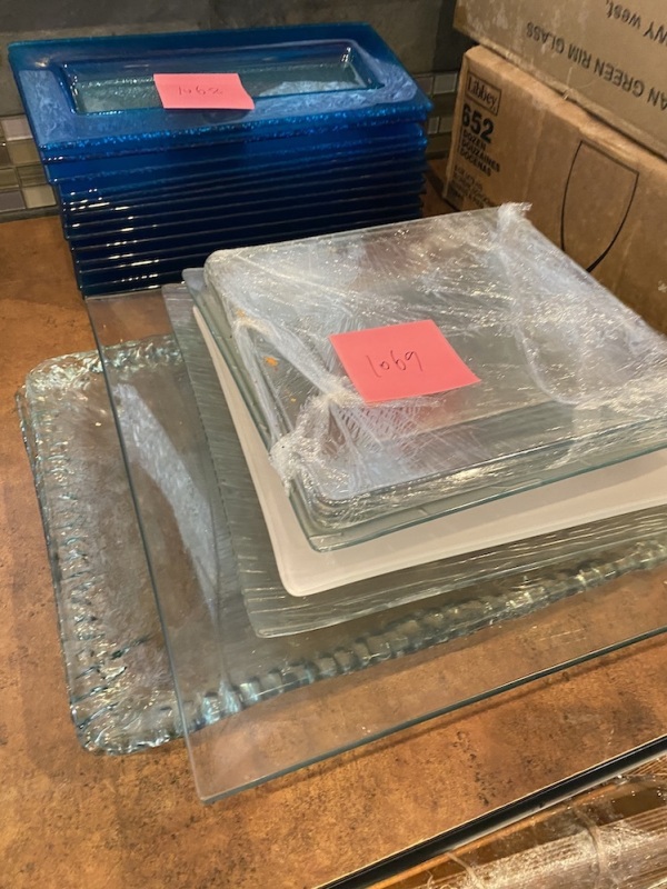 Assorted Glass Plates