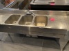 Bar 3 Compartment Sink