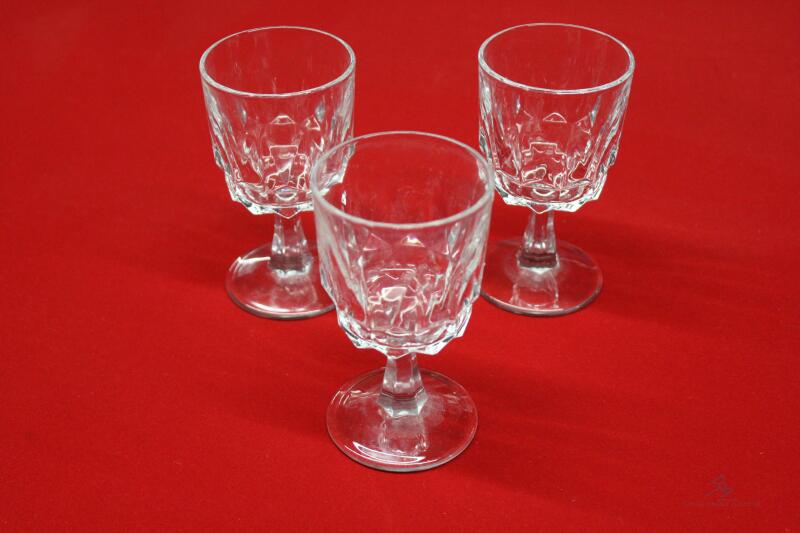 (360) 5" Crystal Style Wine Glasses