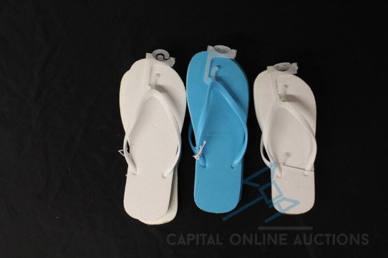 (43) Customizable Blank Flip Flops