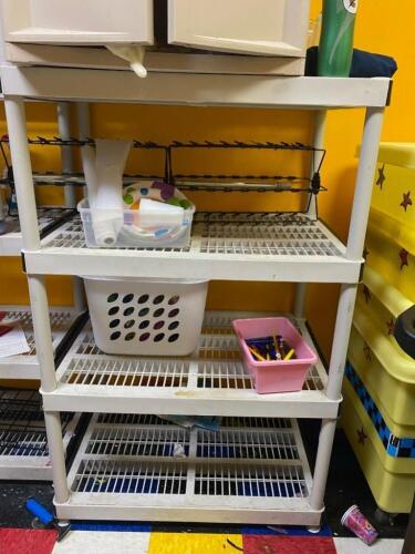 4 Tier Plastic Utility Shelf