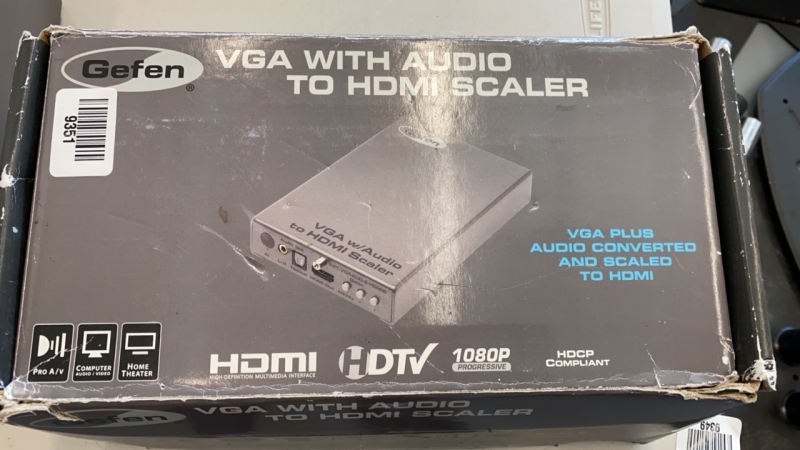 Gefen VGA with Audio to HDMI Scaler