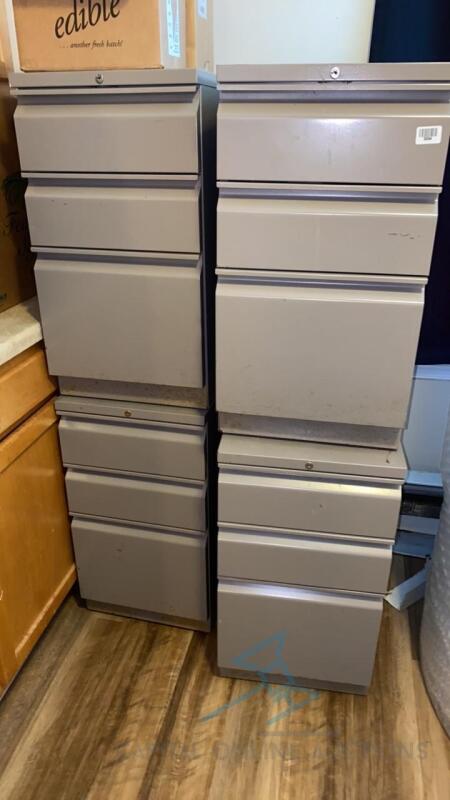 4 Filing Cabinets