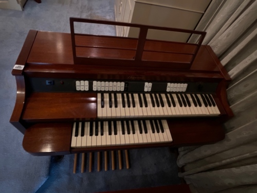 Orga-Sonic Two Keyboard Organ with Base Pedal