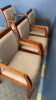 Wood and Cushioned Chairs - 2