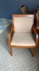 Wood and Cushioned Chairs - 4