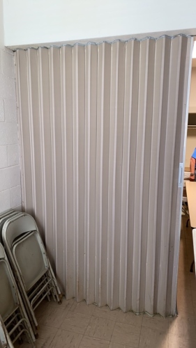 2 Accordion Vinyl Doors