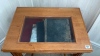 Wooden Stand with Glass Display Case - 3