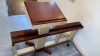 Wooden Podium, Kneeling Rails and Table Set - 6