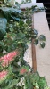 4 Copper Planters and Artificial Flowers - 2