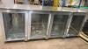 Glastender Refrigerated Back Bar Cabinet and Compressor - 3