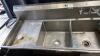 90 inch 3 Compartment Sink with Drainboards - 4